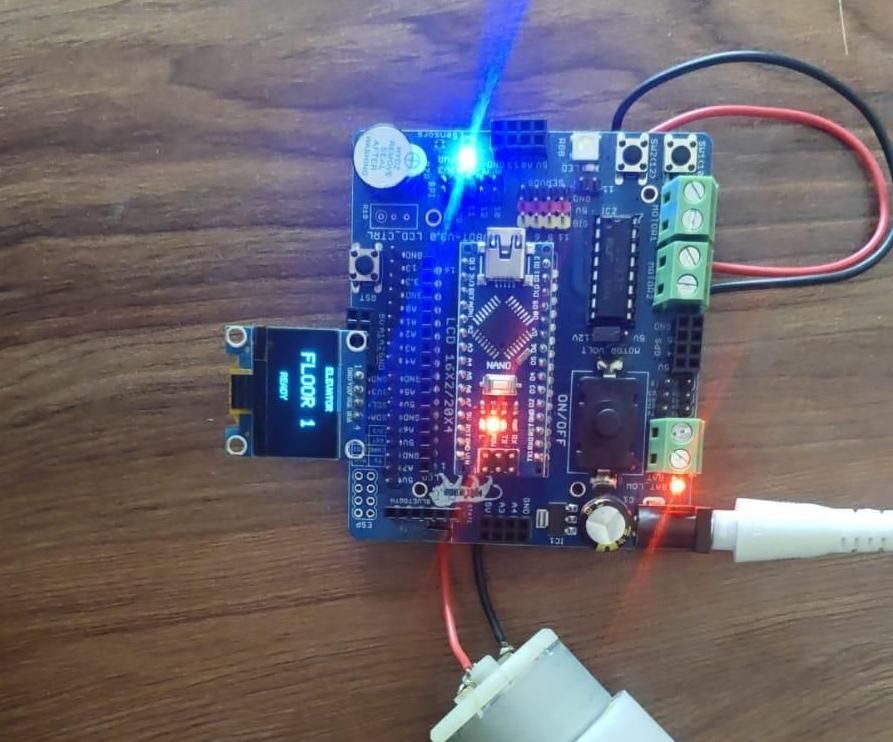 ARDUINO OLED ELEVATOR SYSTEM