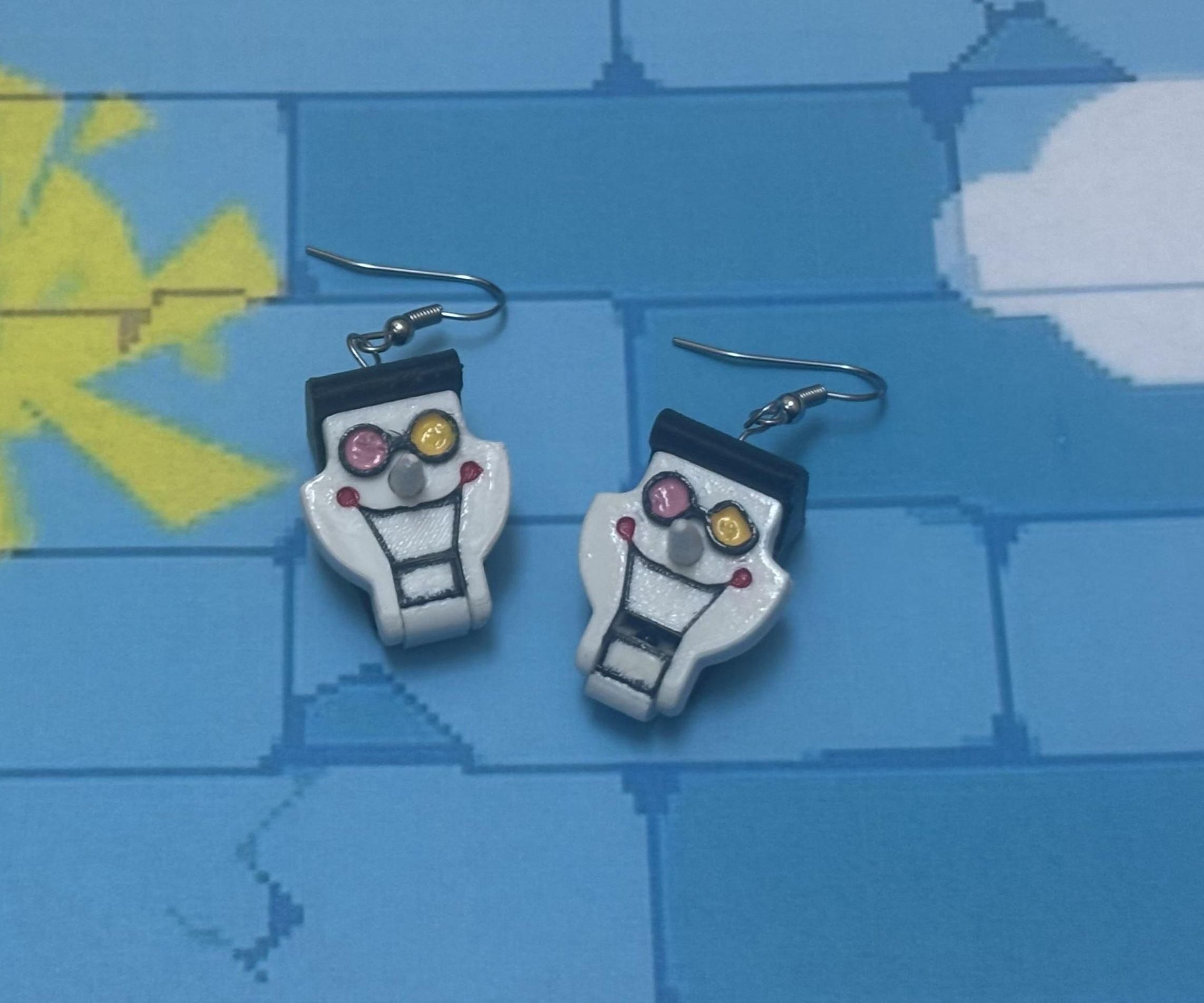 Spamton Earrings (Deltarune)