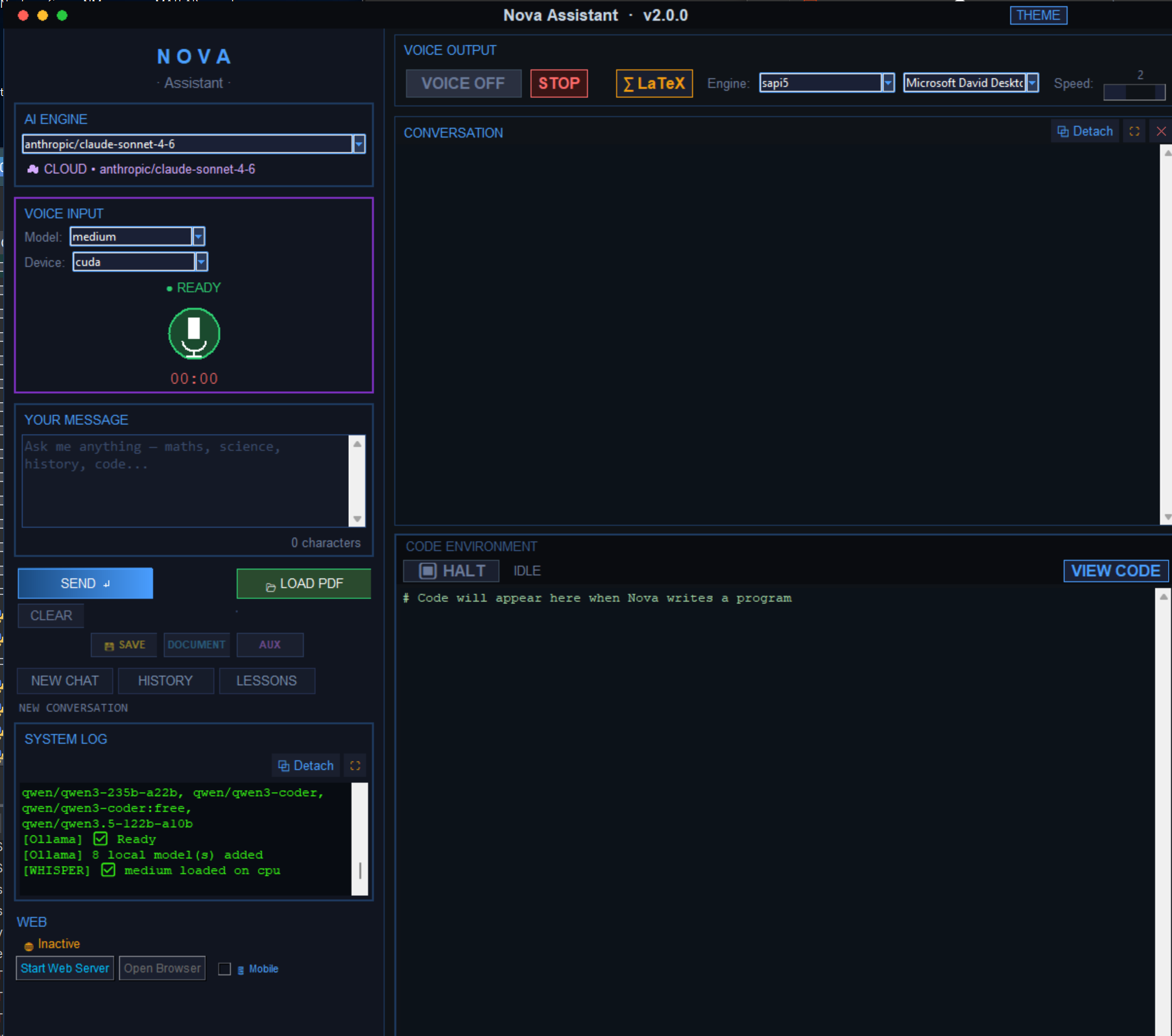 NOVA DEEP KNOWLEDGE Desktop Multi-Agent AI