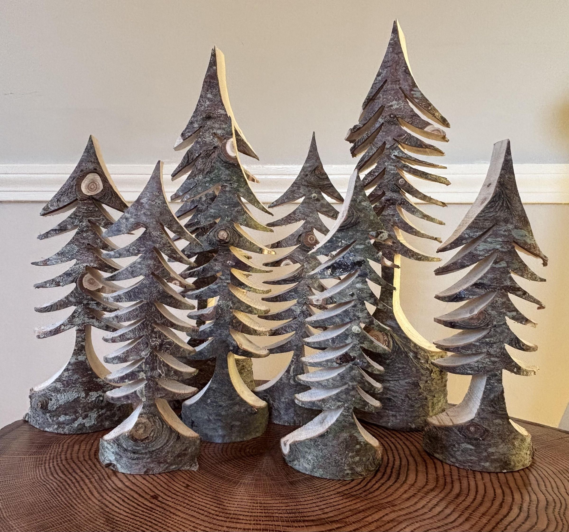 Mini Tree Holiday Decorations (recycle Your Christmas Tree)