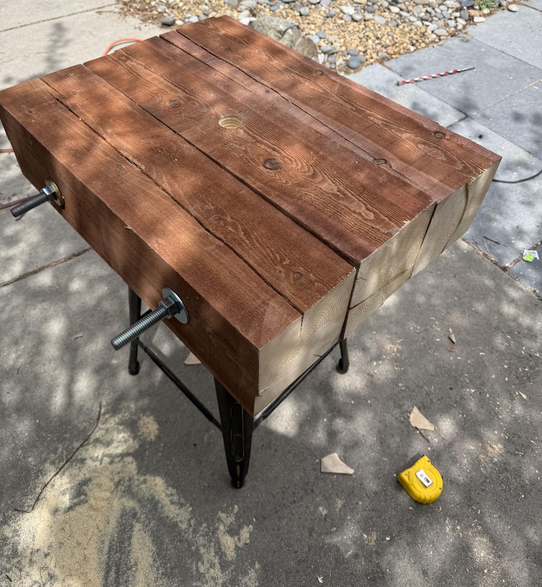 DIY Hammerschlagen (Stump) Game Stump and Stand