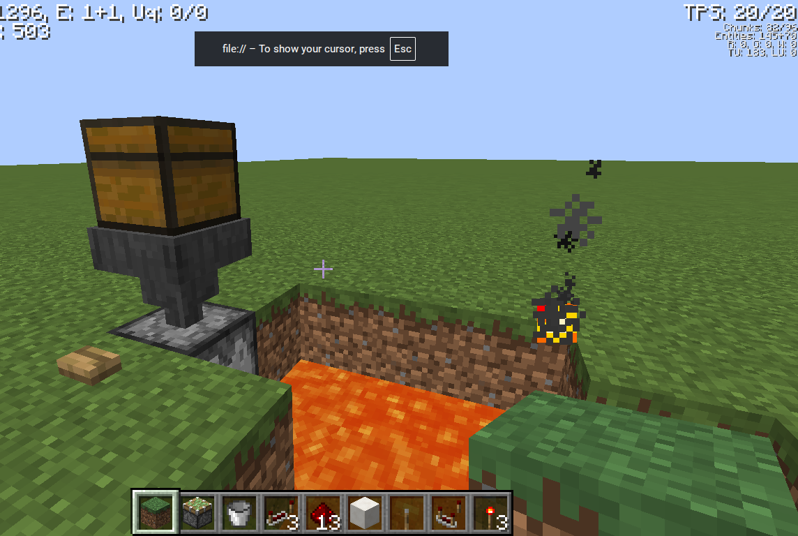 An Easy Minecraft Trash Bin