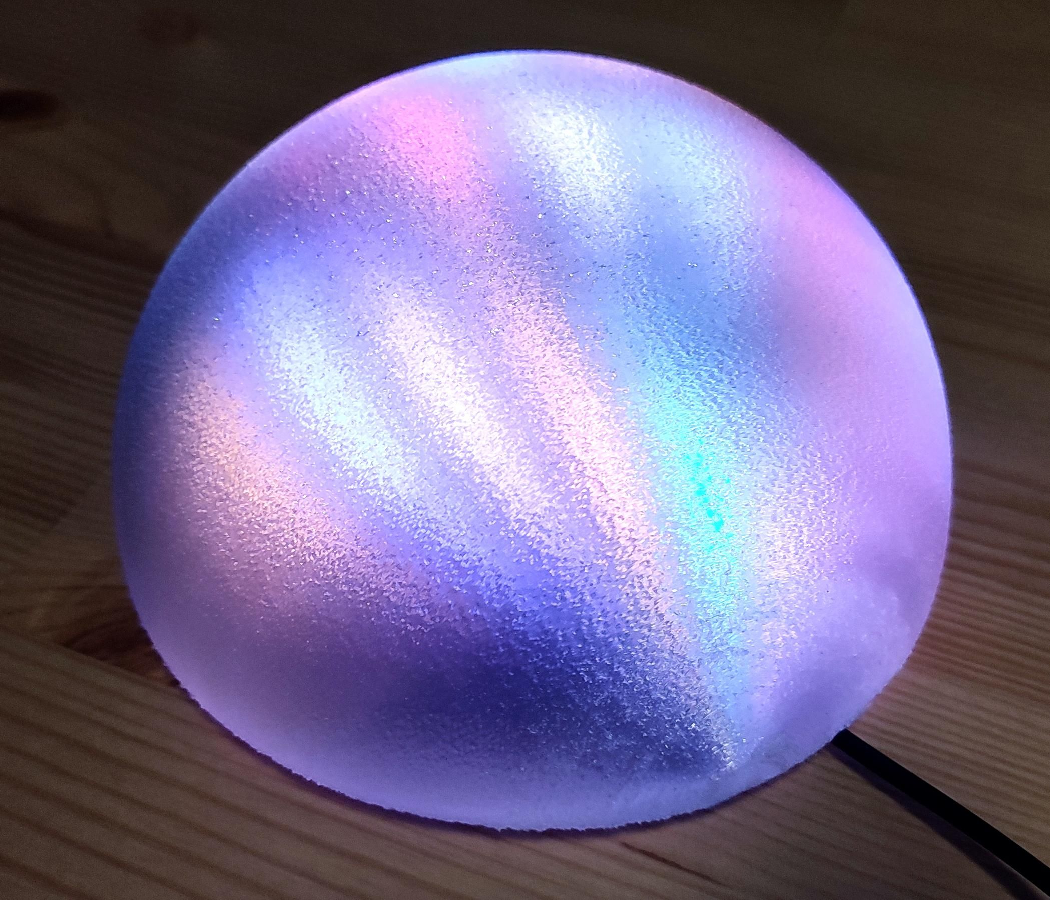 ChromaDome - a HemiSpherical Decorative Lamp