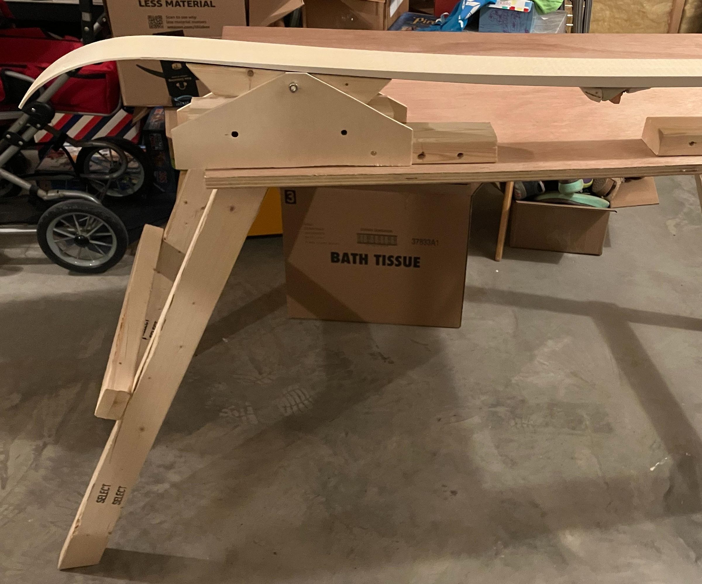 Nordic Ski Waxing Table
