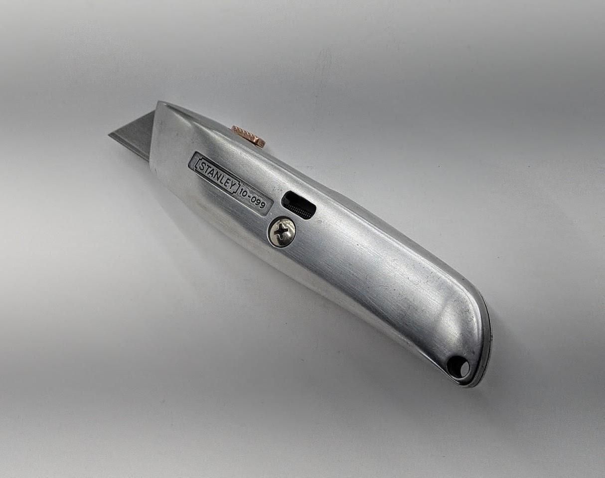 Restoring & Upgrading a 1960's Stanley Utility Knife! (And Also Adding a Spring Action & Cutaway!)