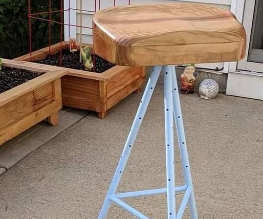 Blue Stool