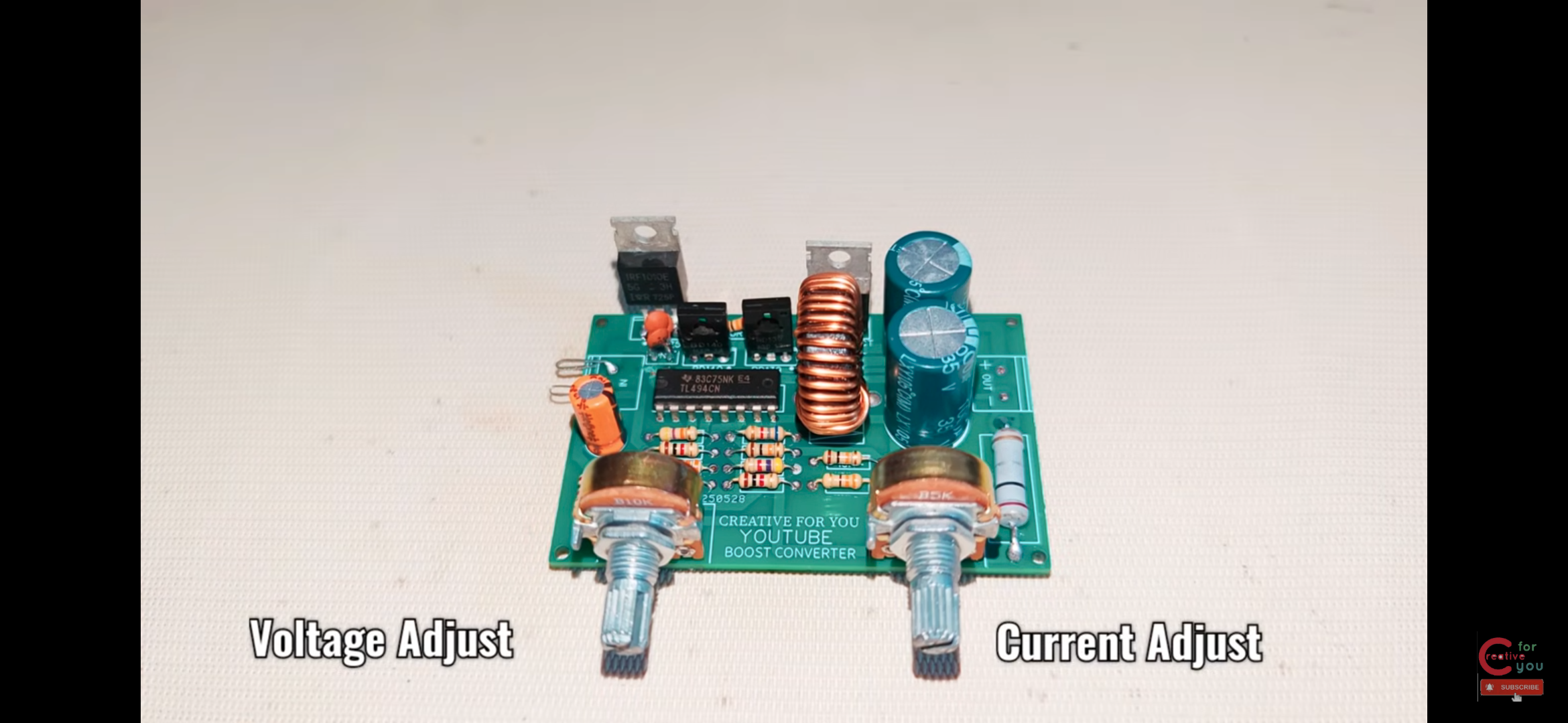 DIY High-Power Boost Converter (8-36V/5A)