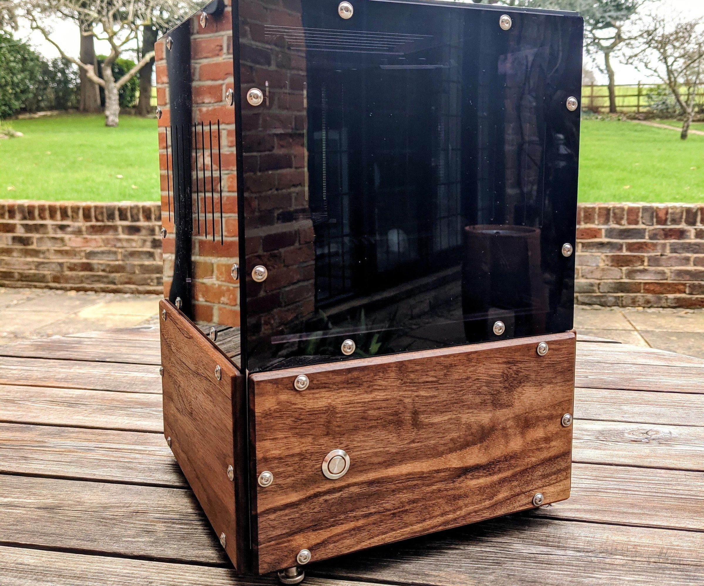 Walnut and Acrylic PC Build