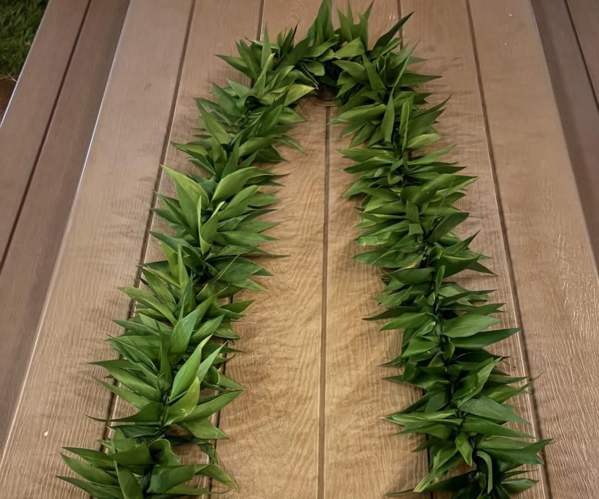 How to Make a Ti Leaf Lei (Maile Style) Ti Leaf Lei at Home