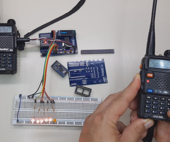 DTMF Decoder for Handy With Arduino, Control Over Several Kilometers