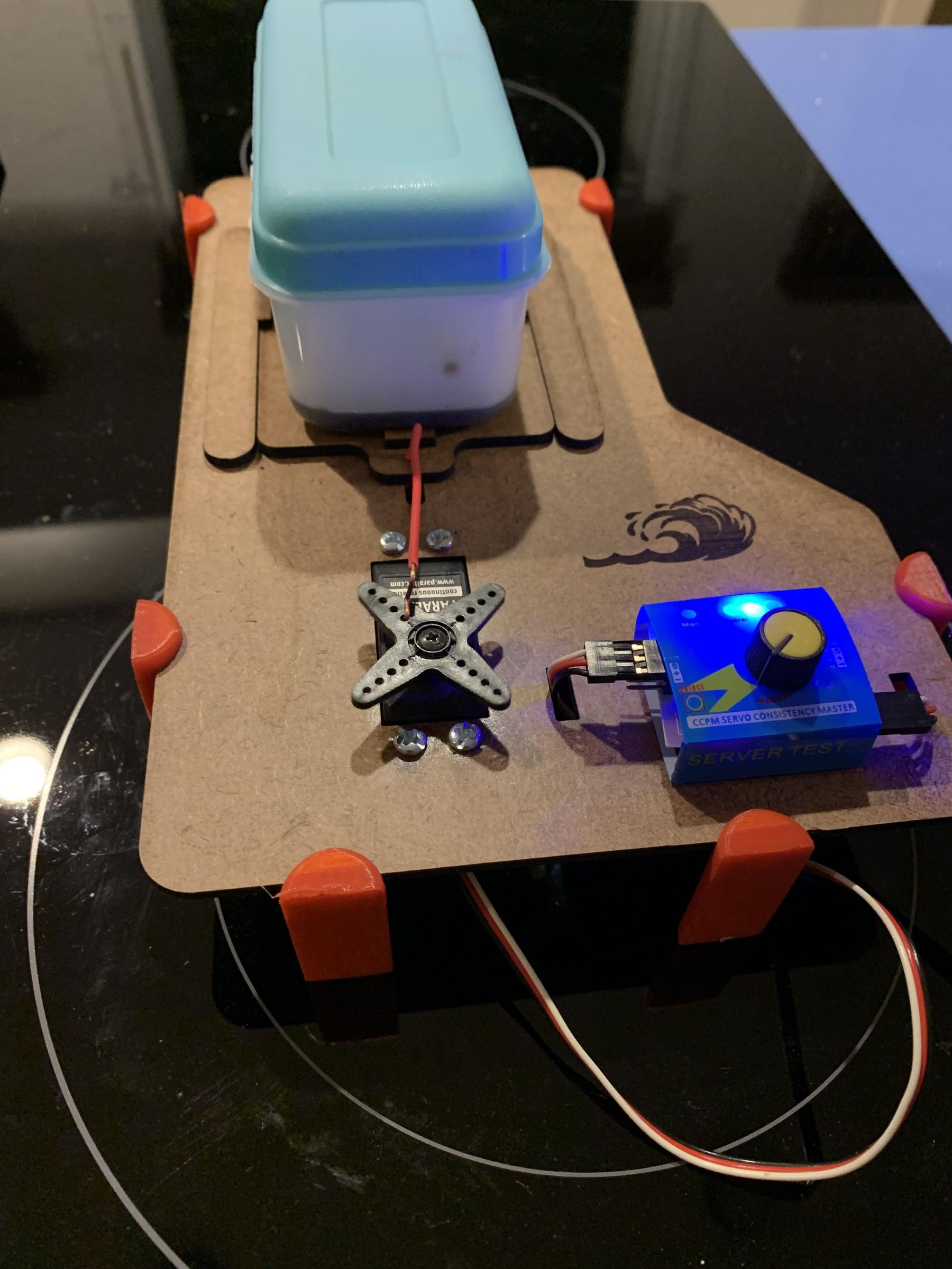 USB Powered Servo Driven Agitator Table for PCB Etching