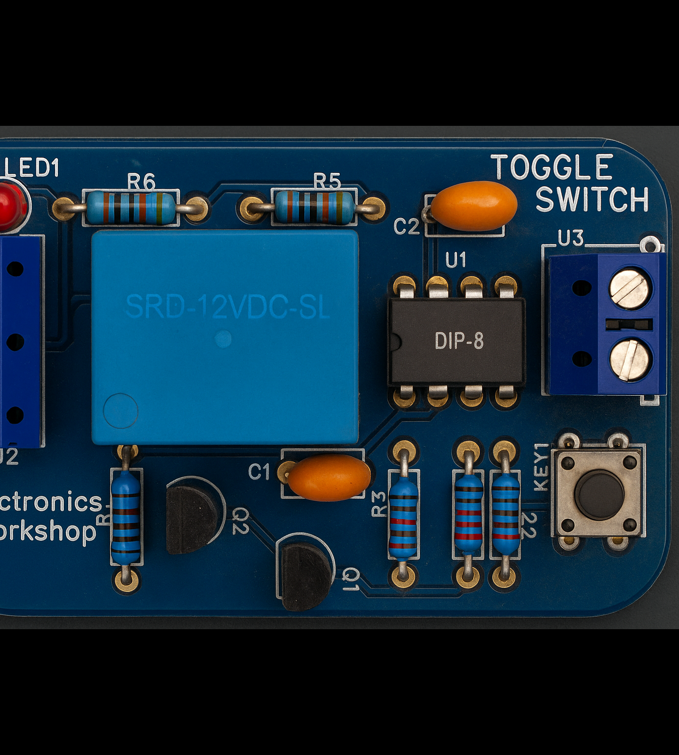 Toggle Switch With a Timer Using the 555 Timer IC