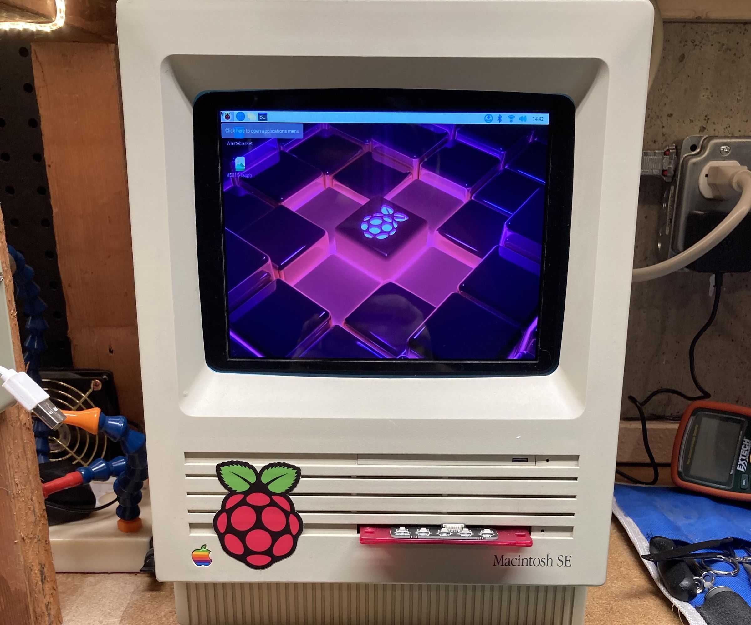 Convert a Vintage Apple Macintosh Computer Into a Raspberry Pi Desktop Computer