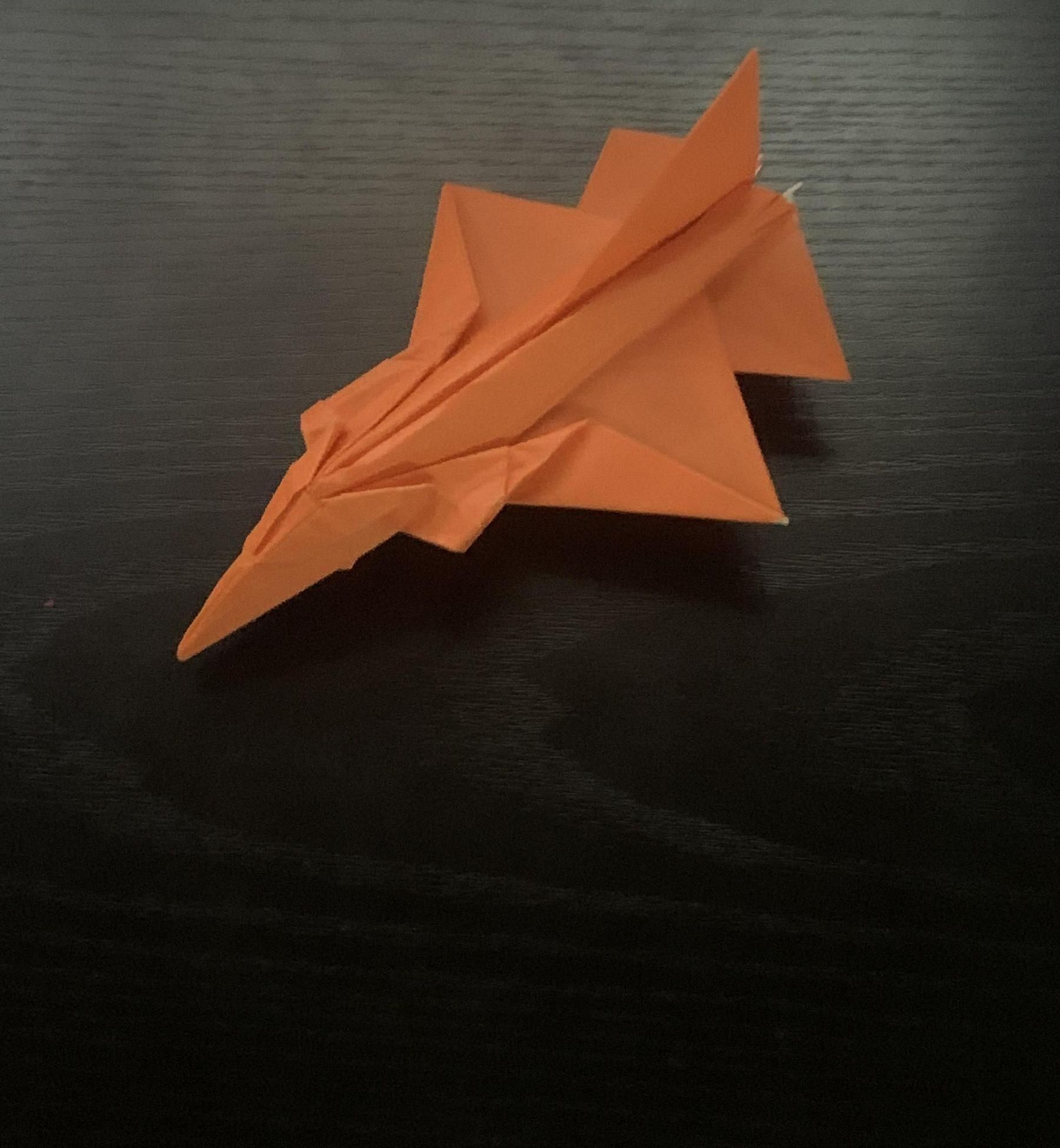 How to Fold a Really Awesome Jet by #irrelEvant Paper Planes: Orange🍊