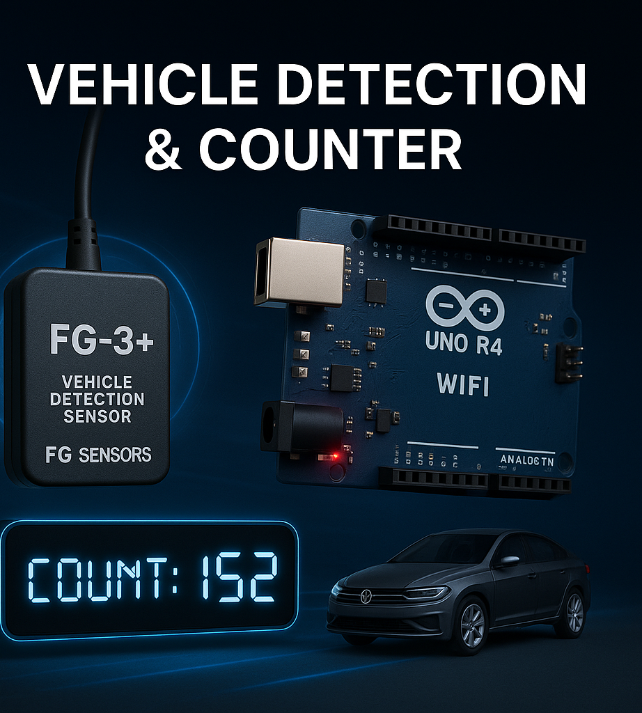 Traffic Detection and Counter Using FG-3+ and Arduino UNO R4 WiFi