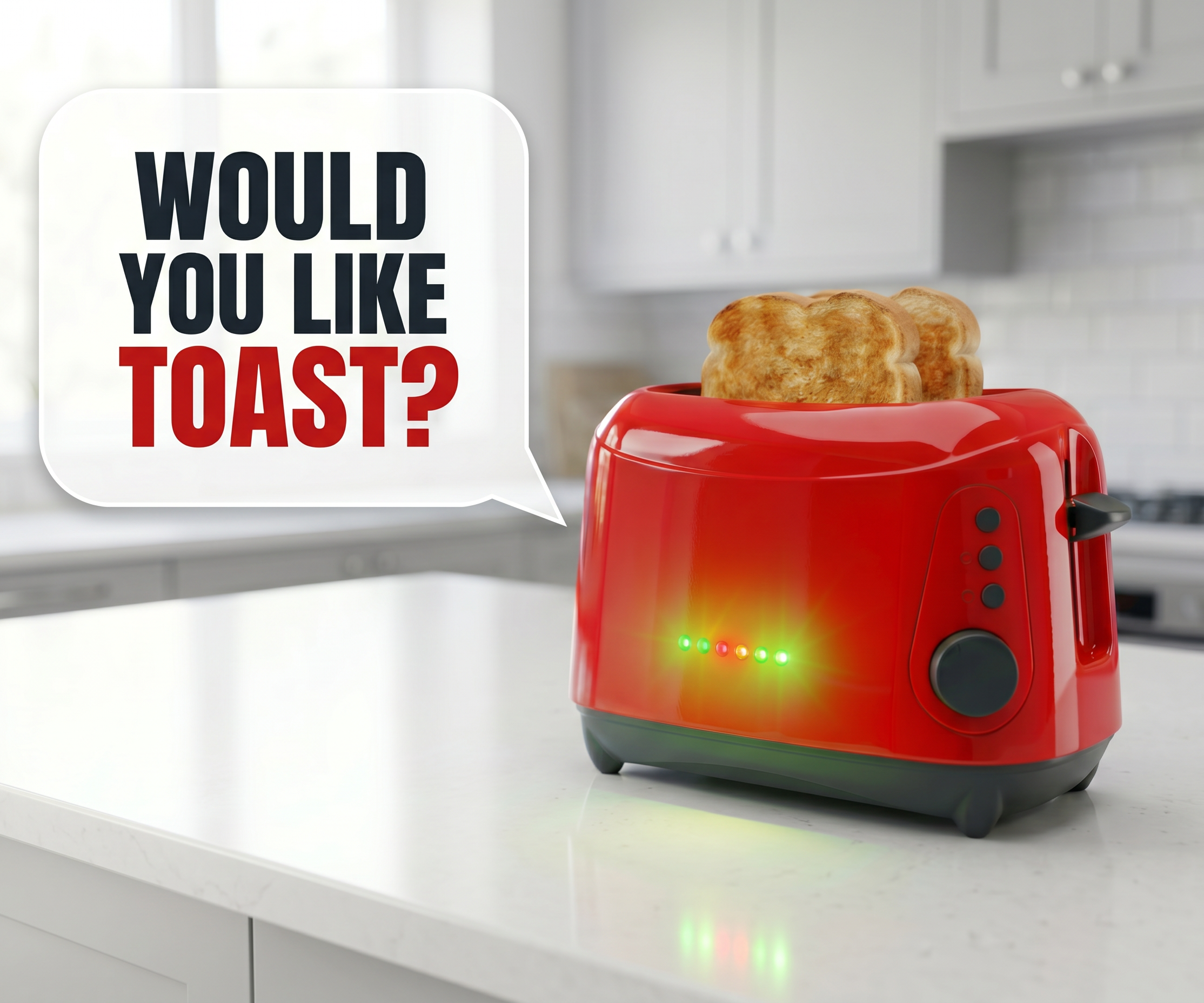 Talkie Toaster - an AI-Powered Talking Toaster Obsessed With Toast