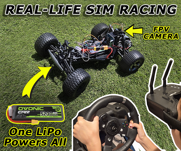 Real-Life Sim Racing: Drive an RC Car With a Gaming Wheel