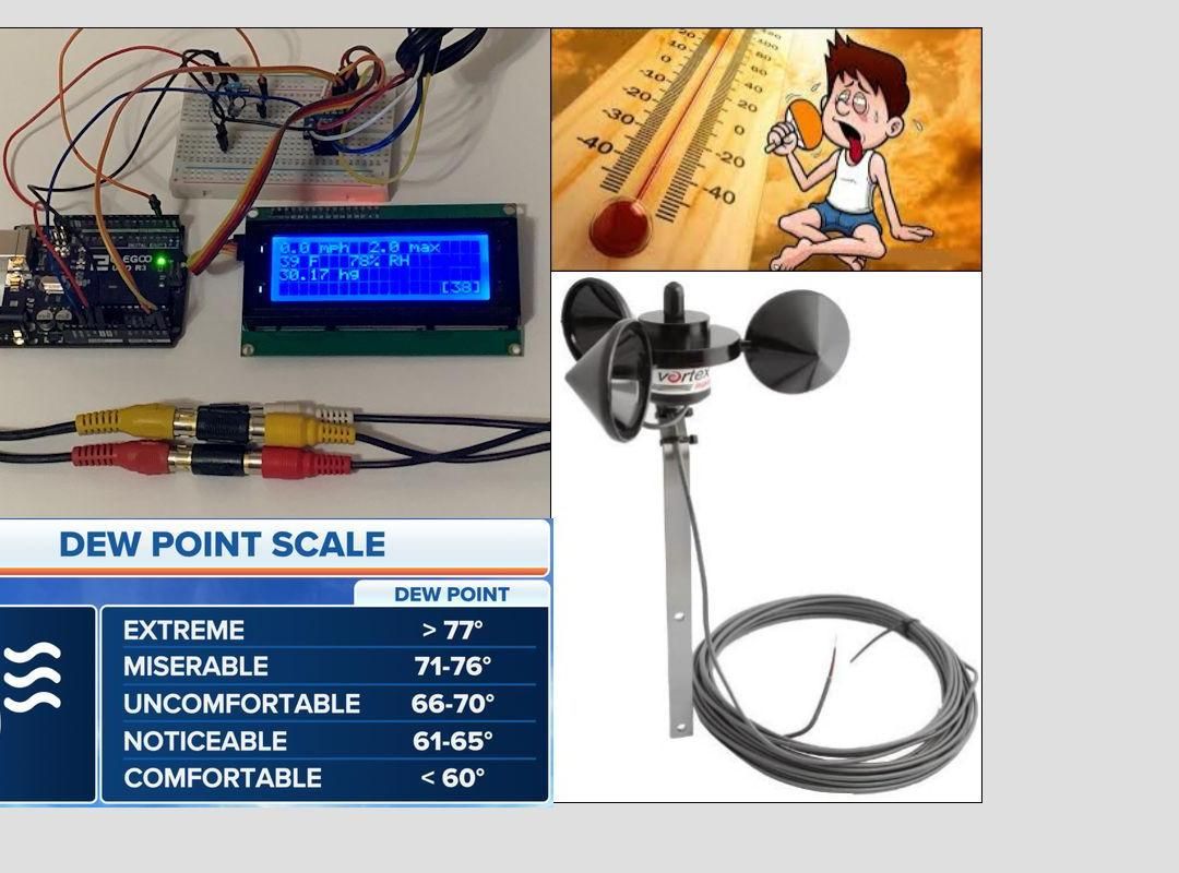 Arduino Wired Weather Station II - Updated With Dew Point