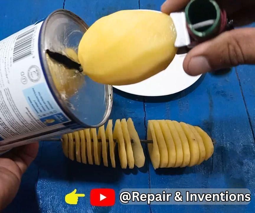 DIY Spring Potato Machine for Perfect Spiral Potatoes