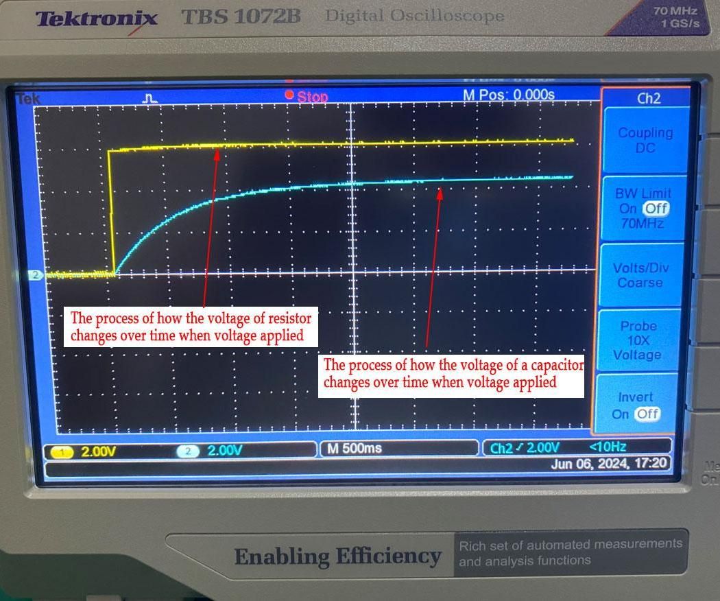 Capacitors Charging and Discharging Experiment for School Learning