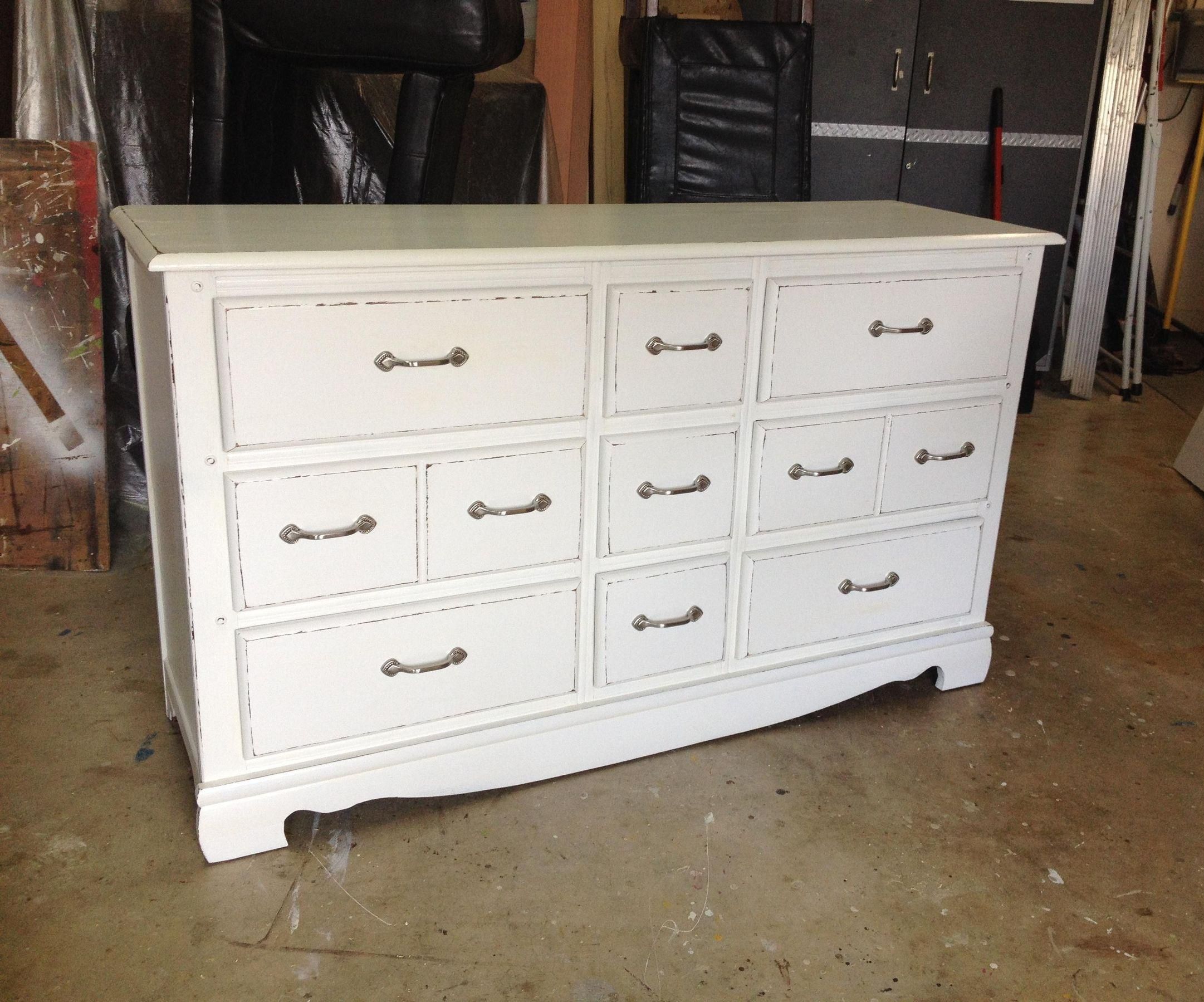 DIY Shabby Chic Dresser Repair and Refinish