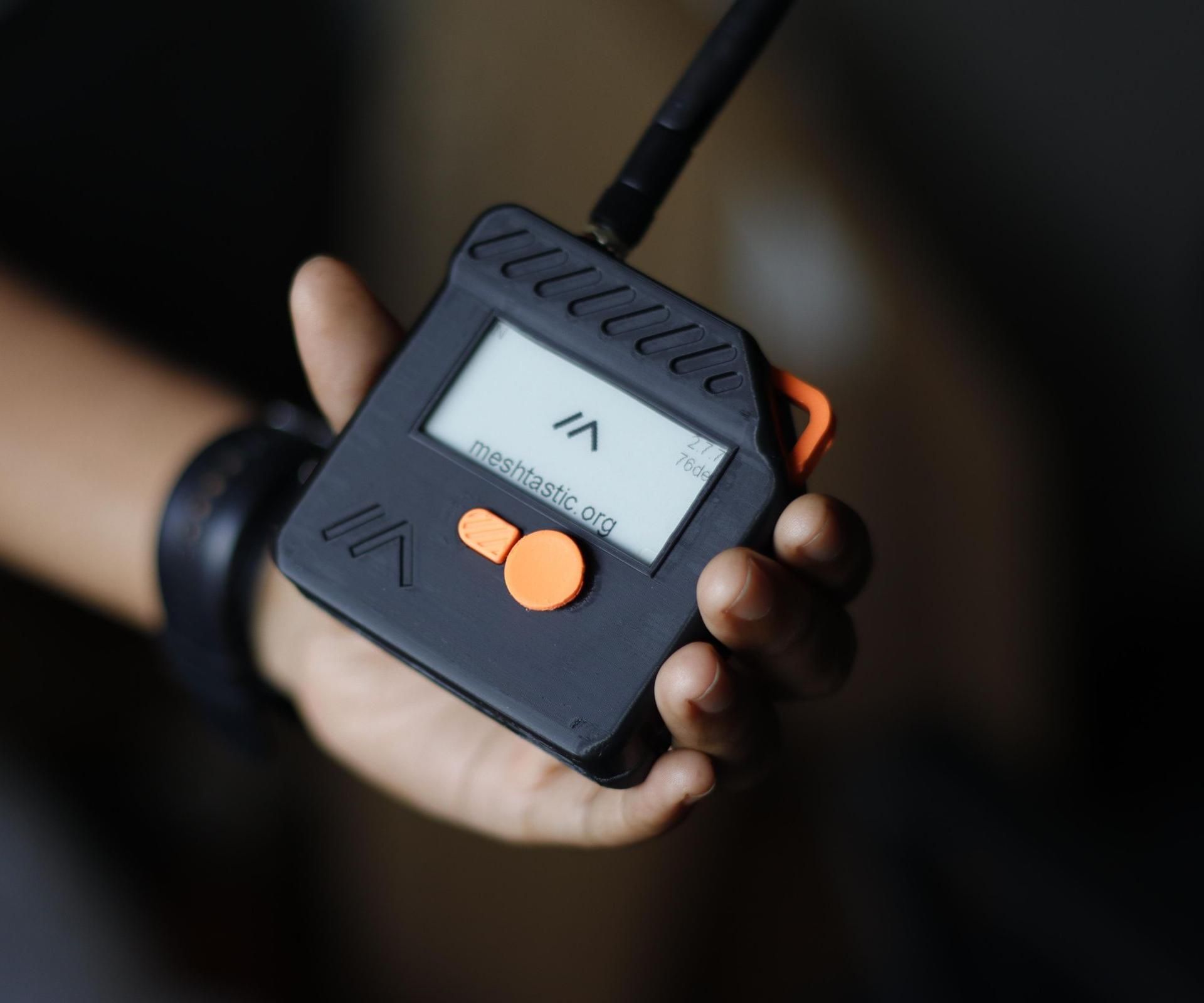 MESHY - Rugged 3D Printed Case for Wio Tracker L1 E-ink (Meshtastic)