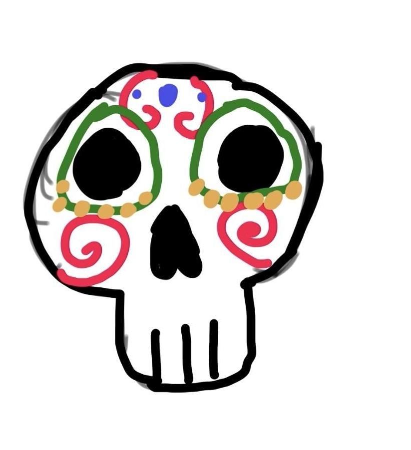 A Skeleton Drawing for Hispanic Heritage Week!!