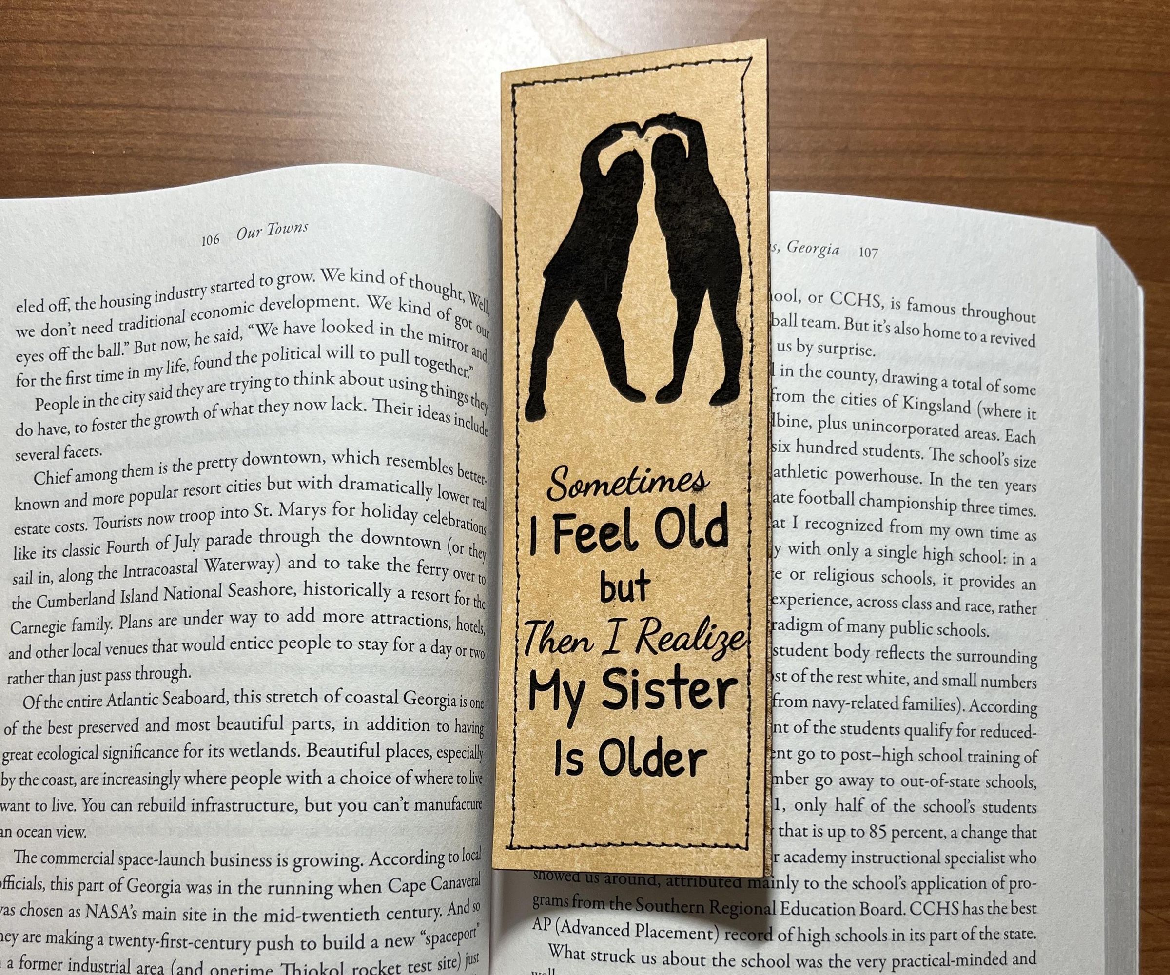 Perfect Gift: Customizable Bookmark!
