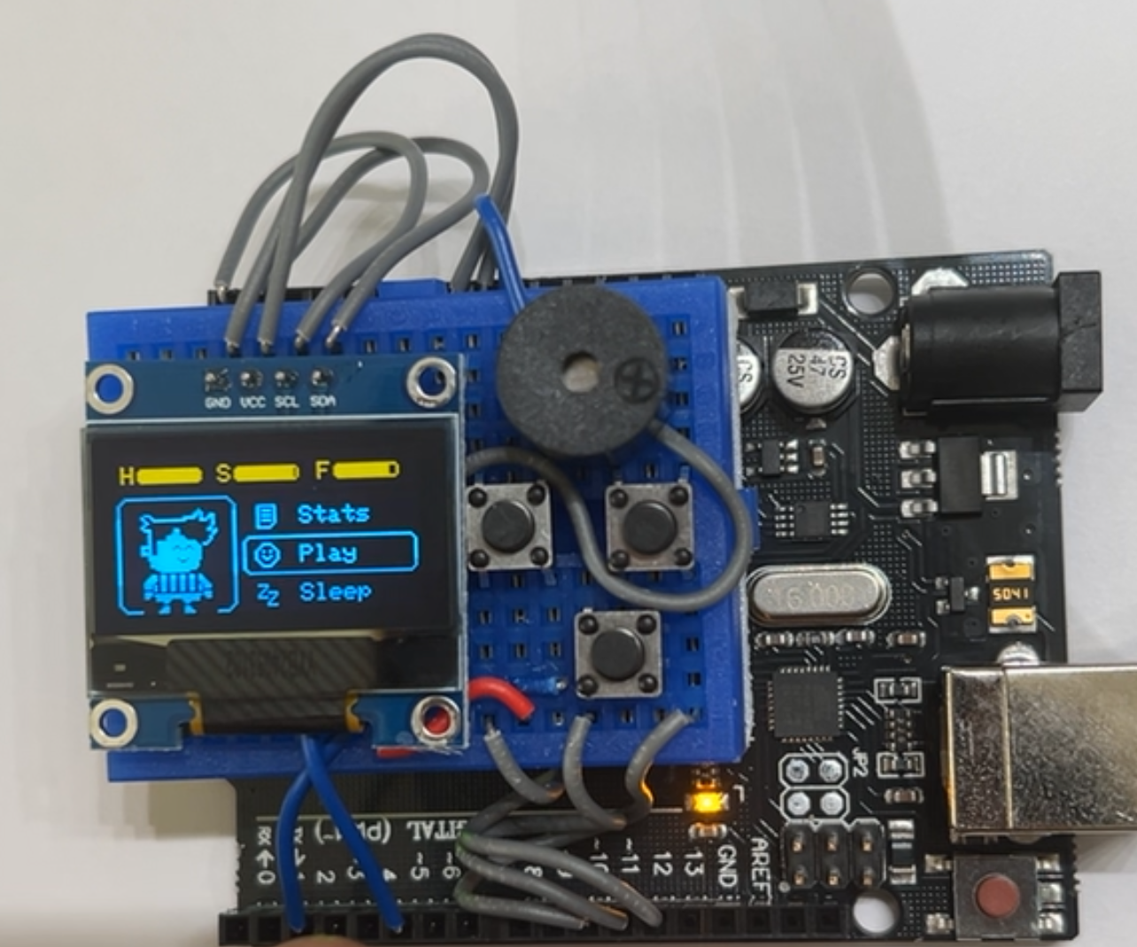 Build a Mini-Sized Arduino Based Tamagotchi