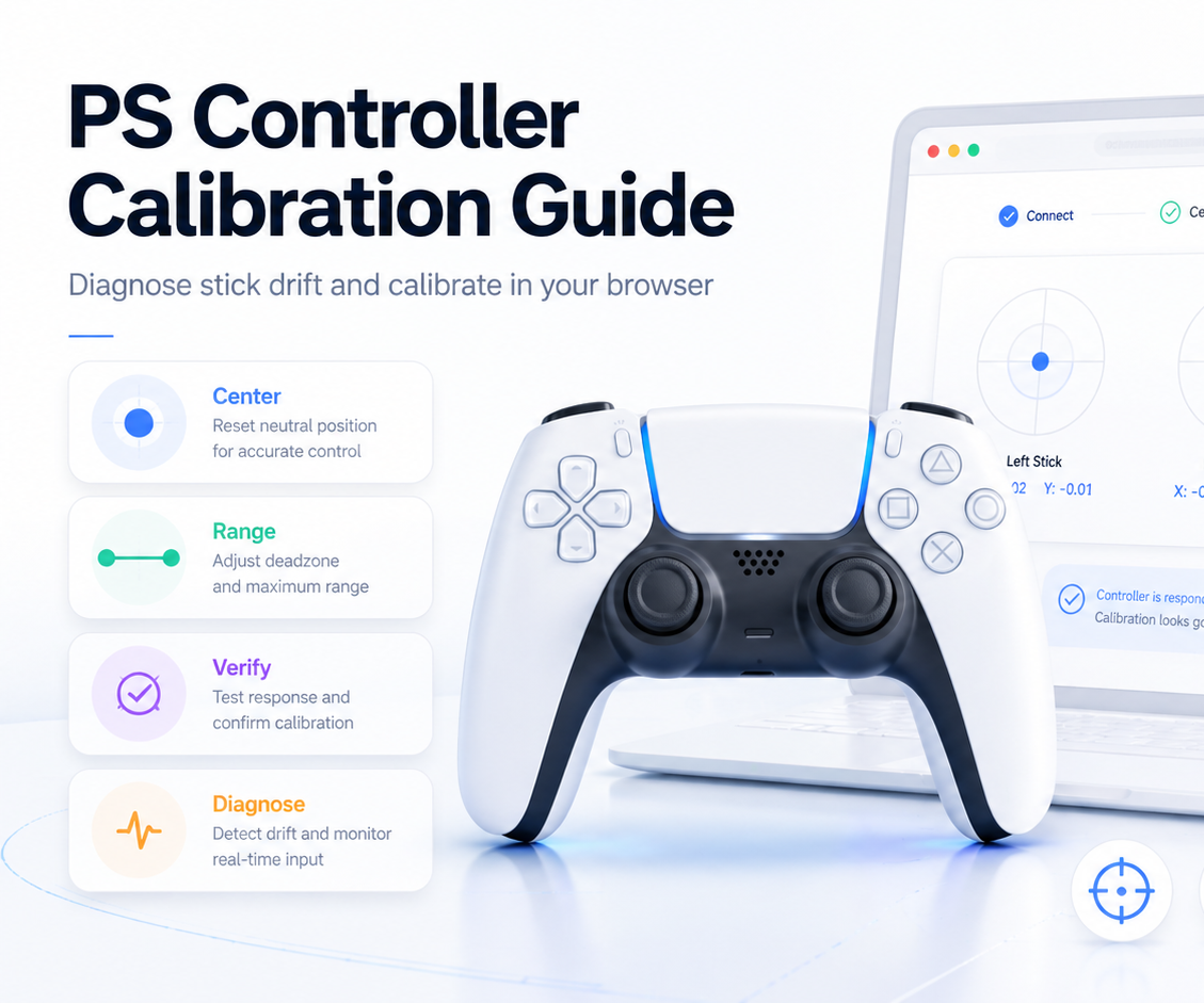 How to Calibrate a PlayStation Controller After Stick Drift Repair