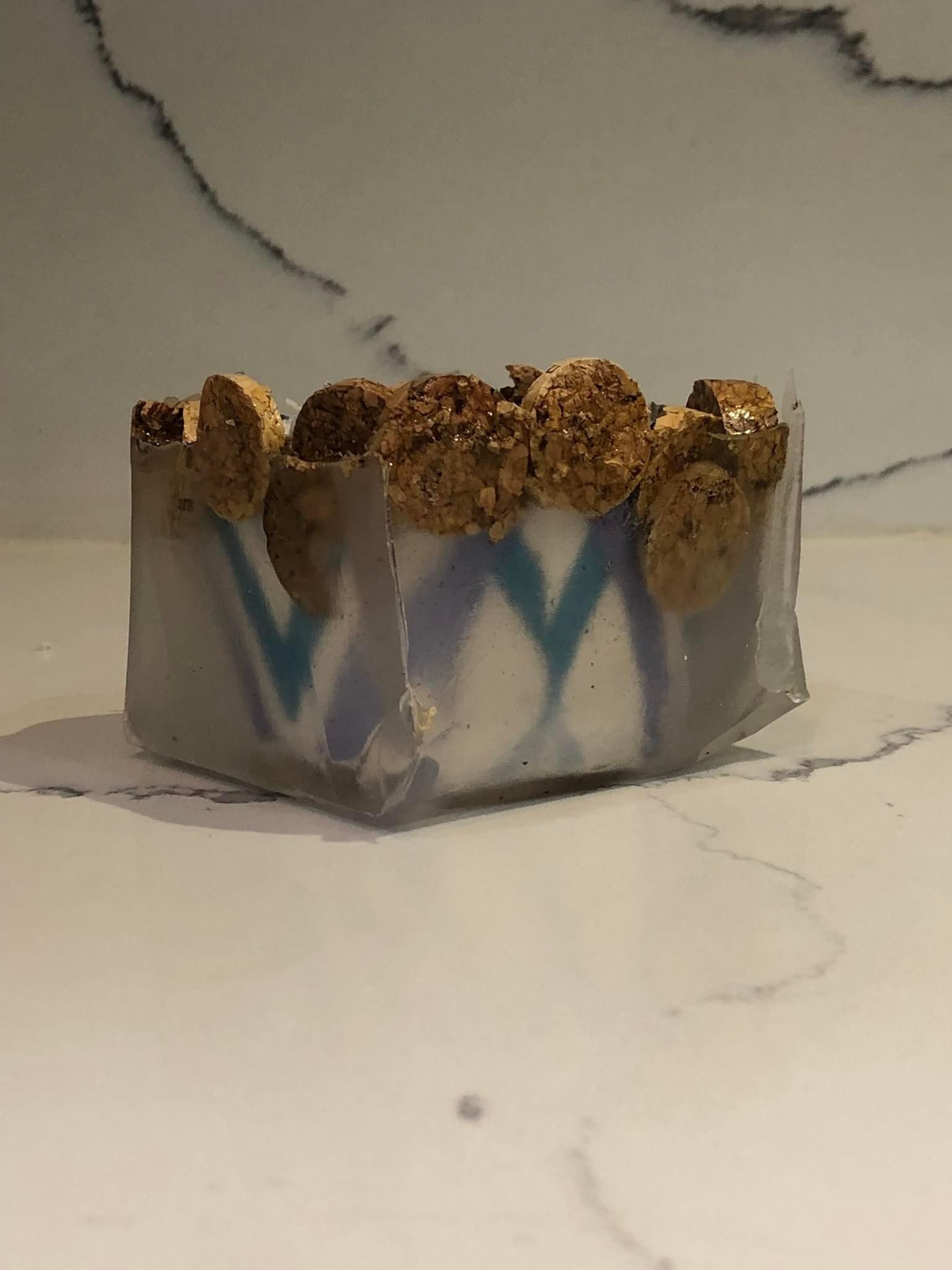 Vaso Cuadrado De Corcho 