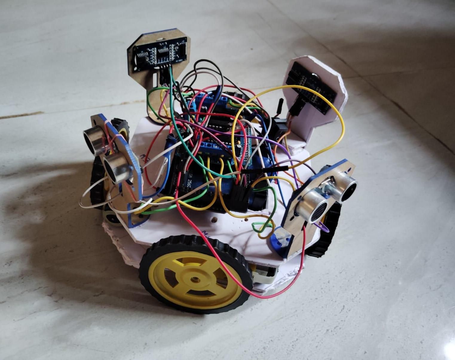 Multidirectional Obstacle Avoiding Robot