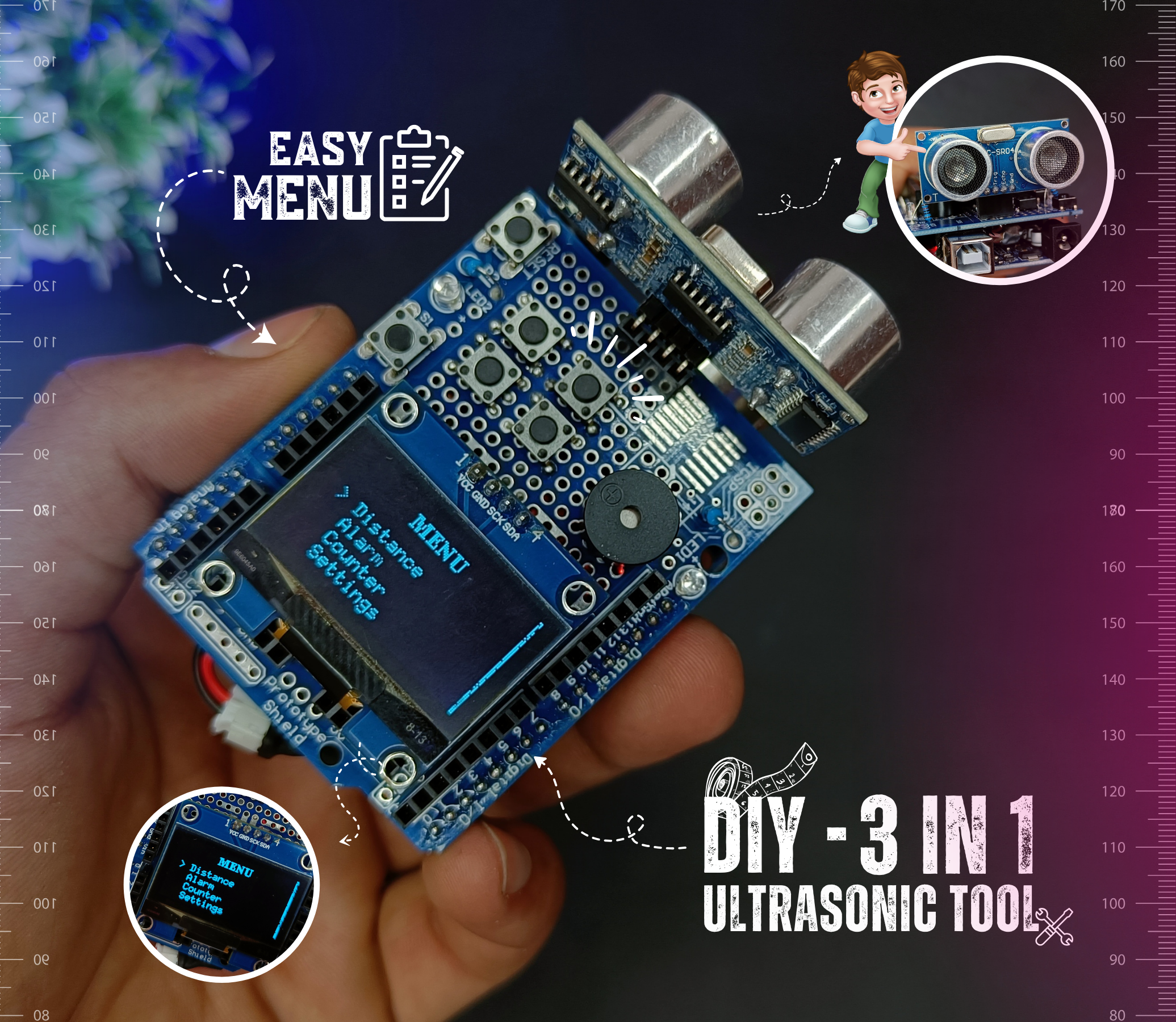 DIY Ultrasound Tool Using Arduino Uno
