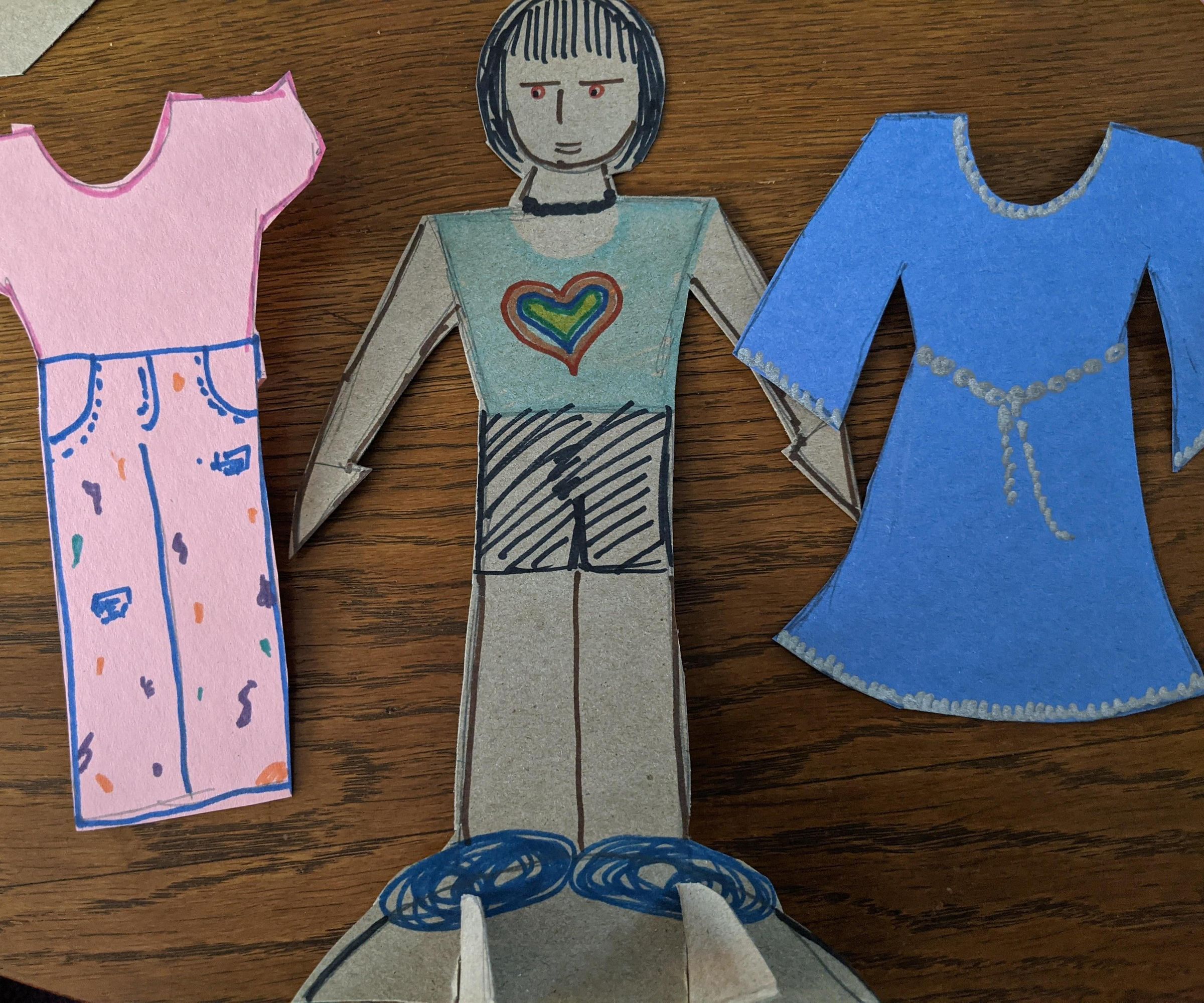 Paper Doll of Inherent Worth