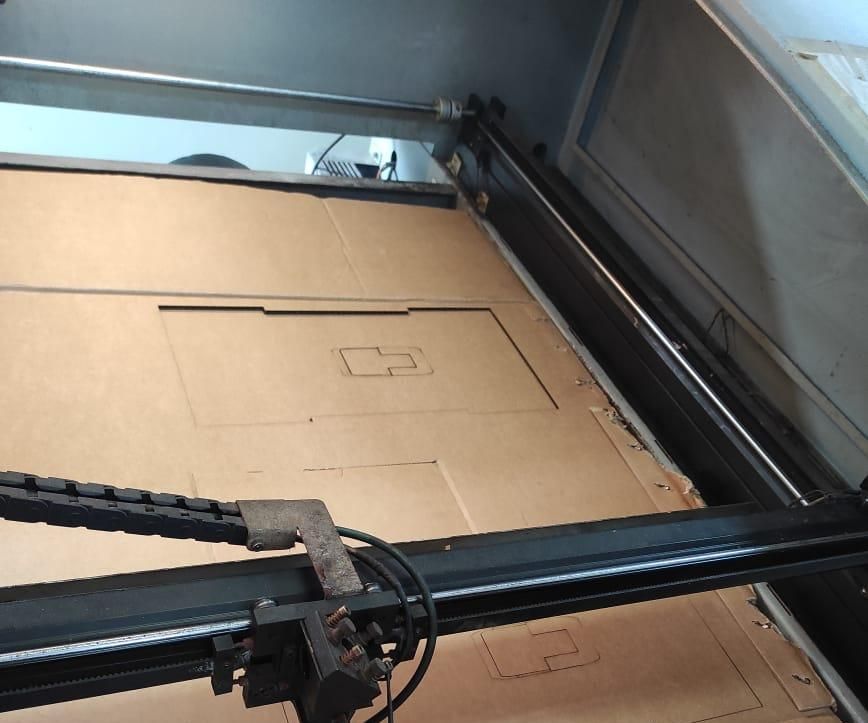LAZER CUT FOOSBALL TABLE