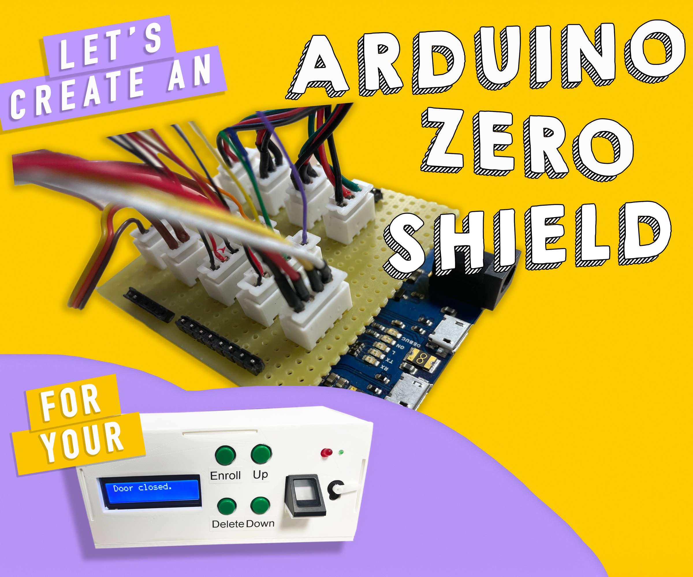 Arduino Zero Shield for Luos Biometric Security System