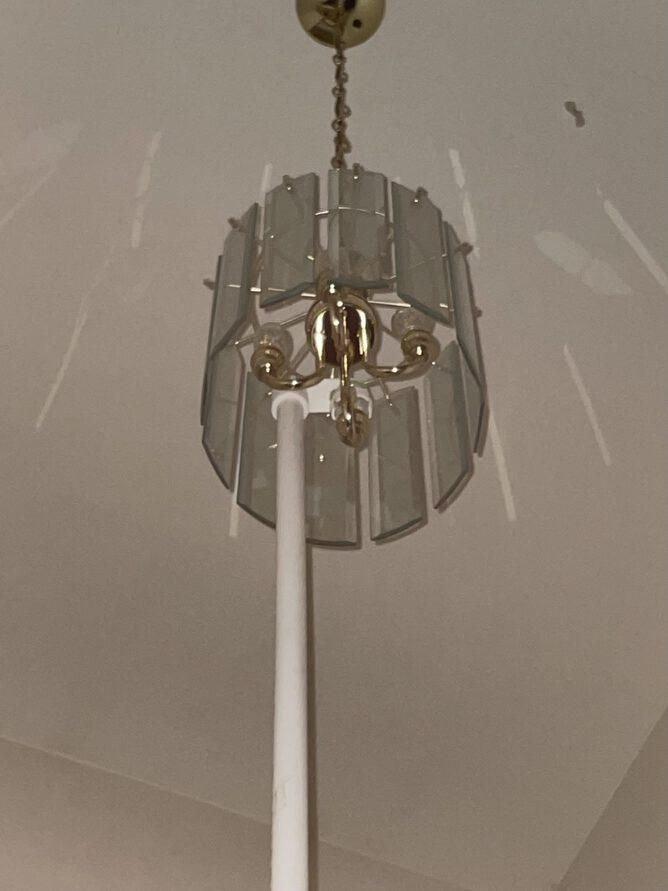 Changing a Chandelier Light Bulb (That's Too High to Reach)