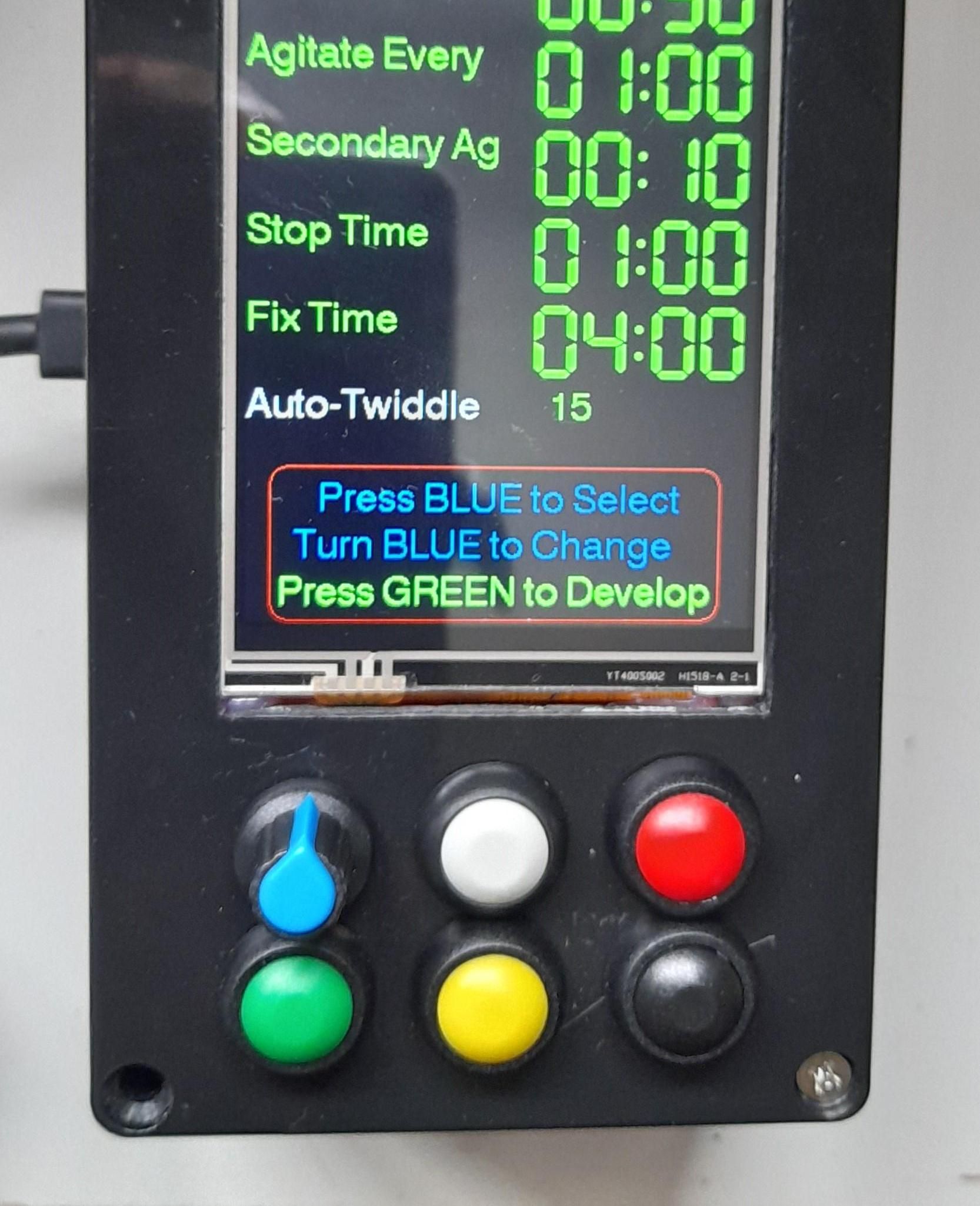 Film Developing Timer & Twiddler