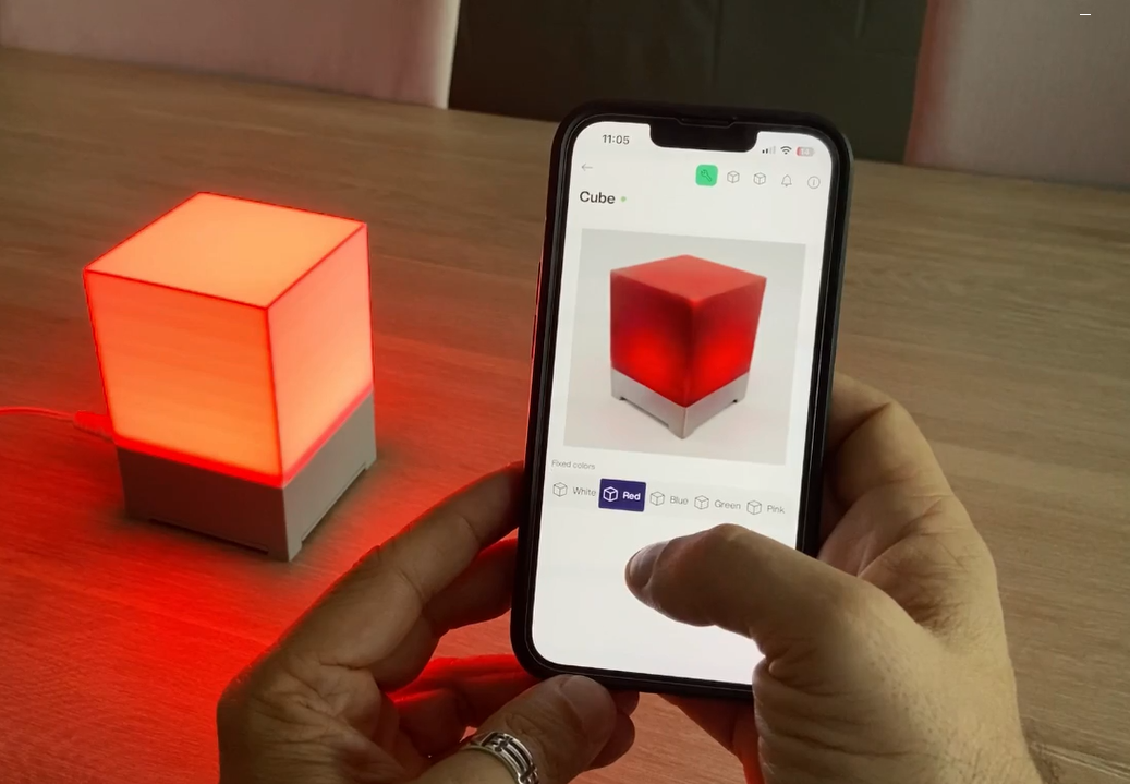 WiFi-Controlled WS2812 LED Lamp With ESP32-C3 and Blynk