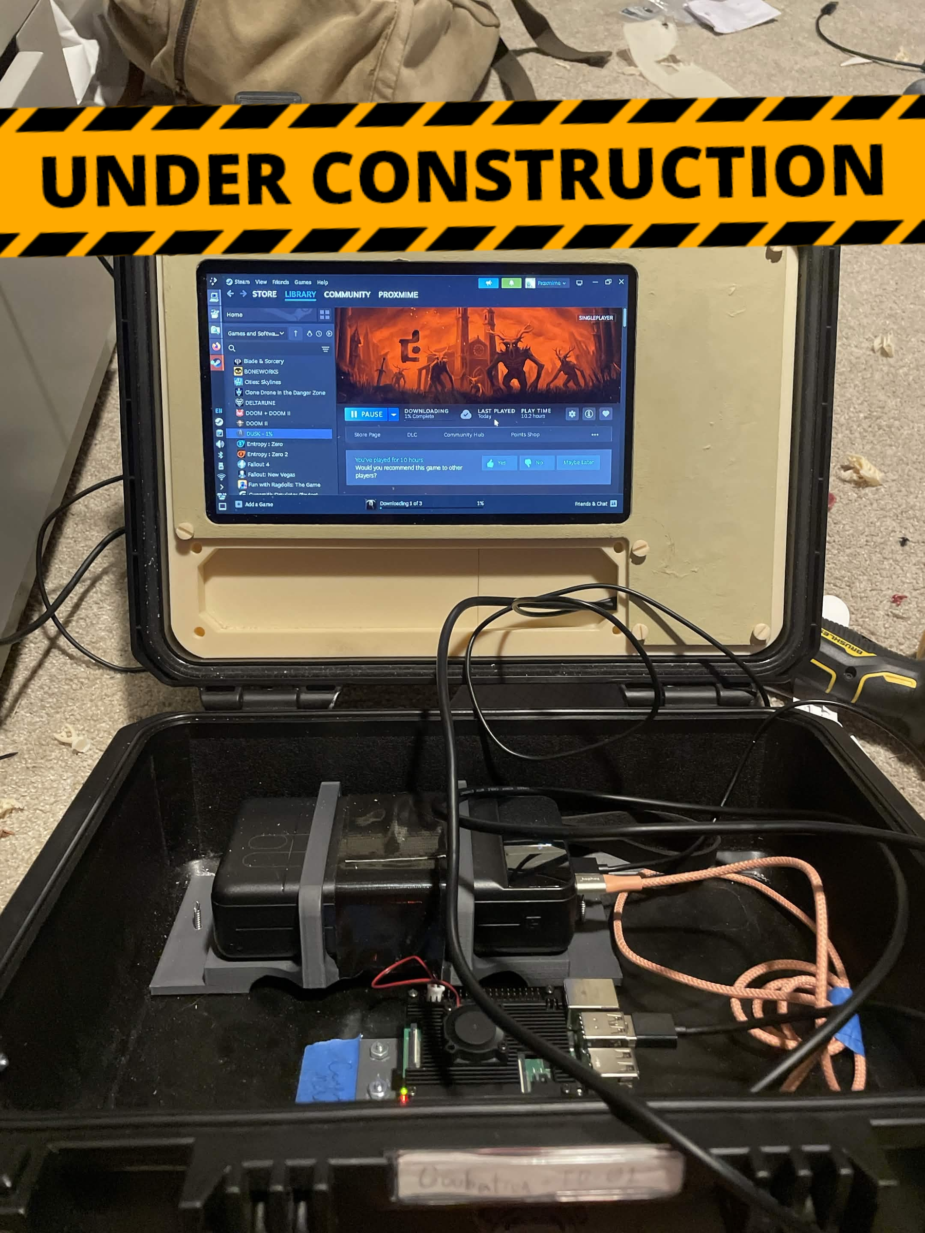 The Goobatron (Custom KDE-Powered "Laptop") (WIP)