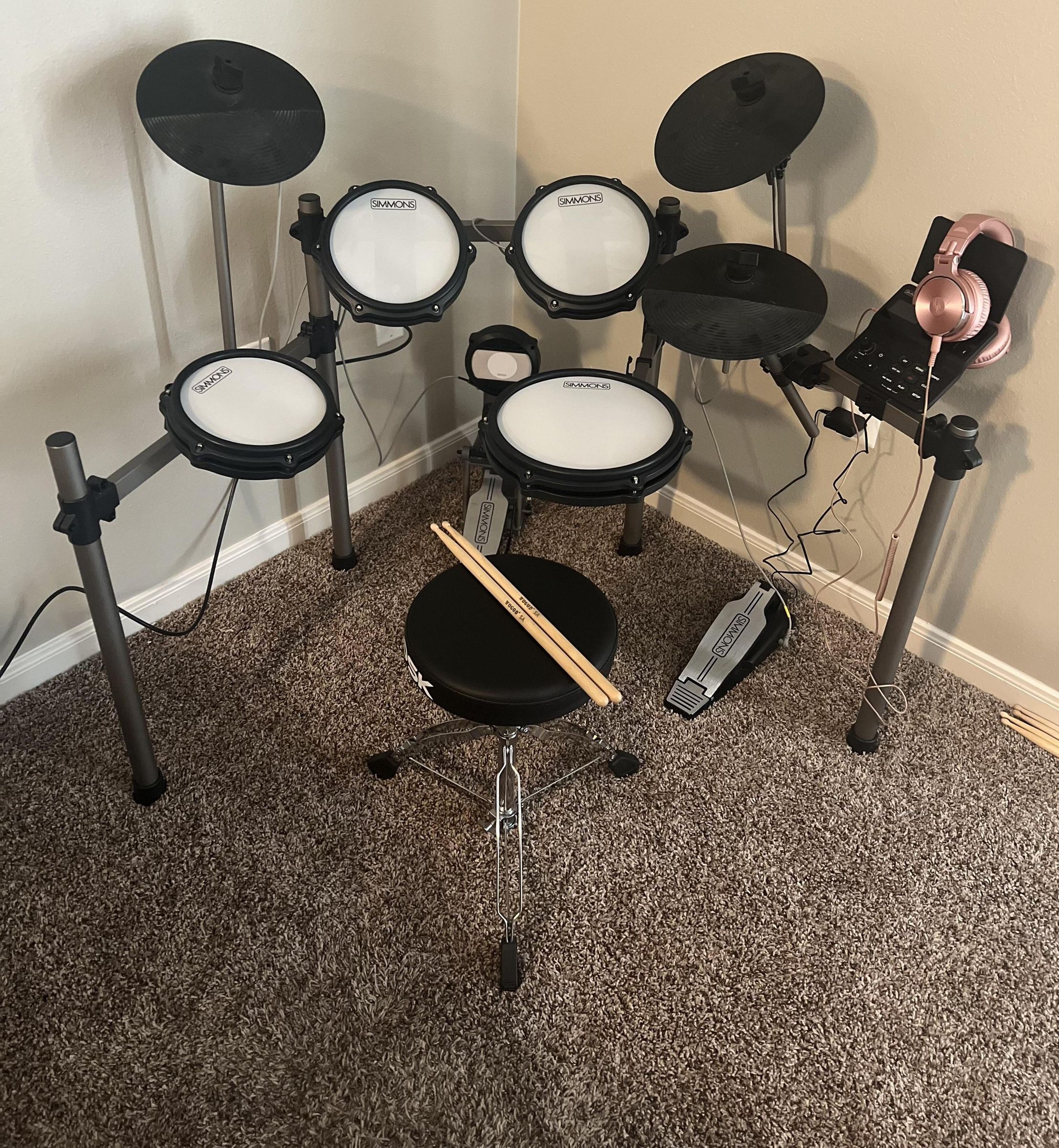 Setting Up Simmons Titan 50 Drum Kit