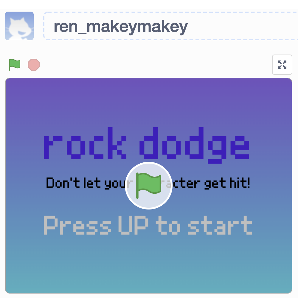 Easy Dodging Video Game With Makey Makey