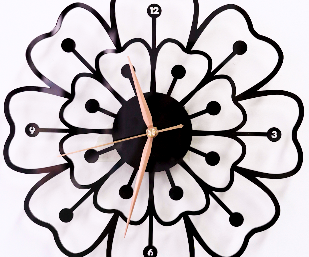 How to Make a Floral Clock With Laser Cutter