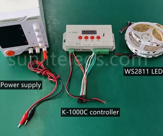 How to Control Connect and Wire Pixel WS2811 LED Strip