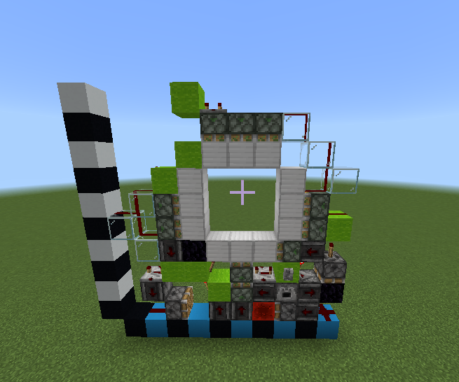 3x3 Piston Door for Bedrock 1.21.0 (or Education Edition)