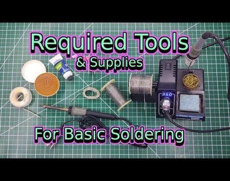 Required Tools and Supplies for Basic Soldering