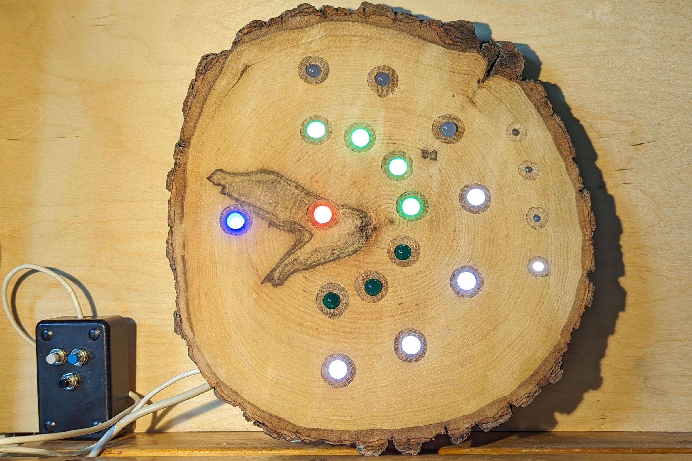Half Dial Wall Clock