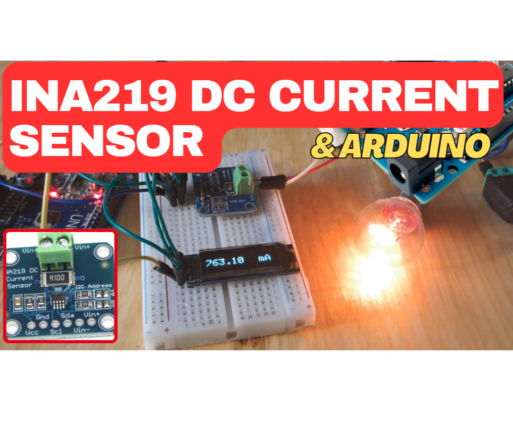 INA219 DC Current Sensor Using Visuino & Arduino