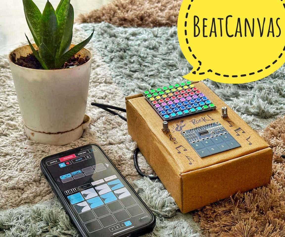 BeatCanvas - a BLE MIDI Controller