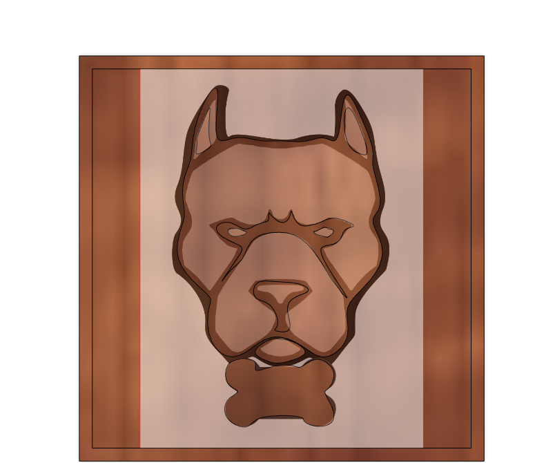 PORTA CELULARES Y MOLDE DE PITBULL EN FUSION360